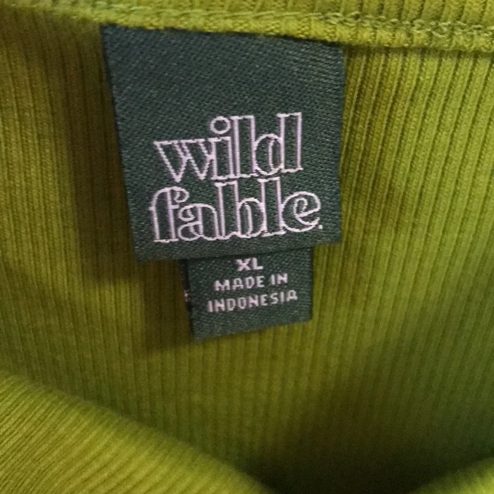 WILD FABLE 🐠 Ribbed Green Mini Sun Dress | NWT! - Picture 5 of 5